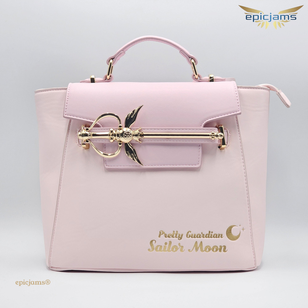 Pretty Guardian Sailor Moon Kaleido Moon Scope Pink Gold Crossbody Bag Purse New